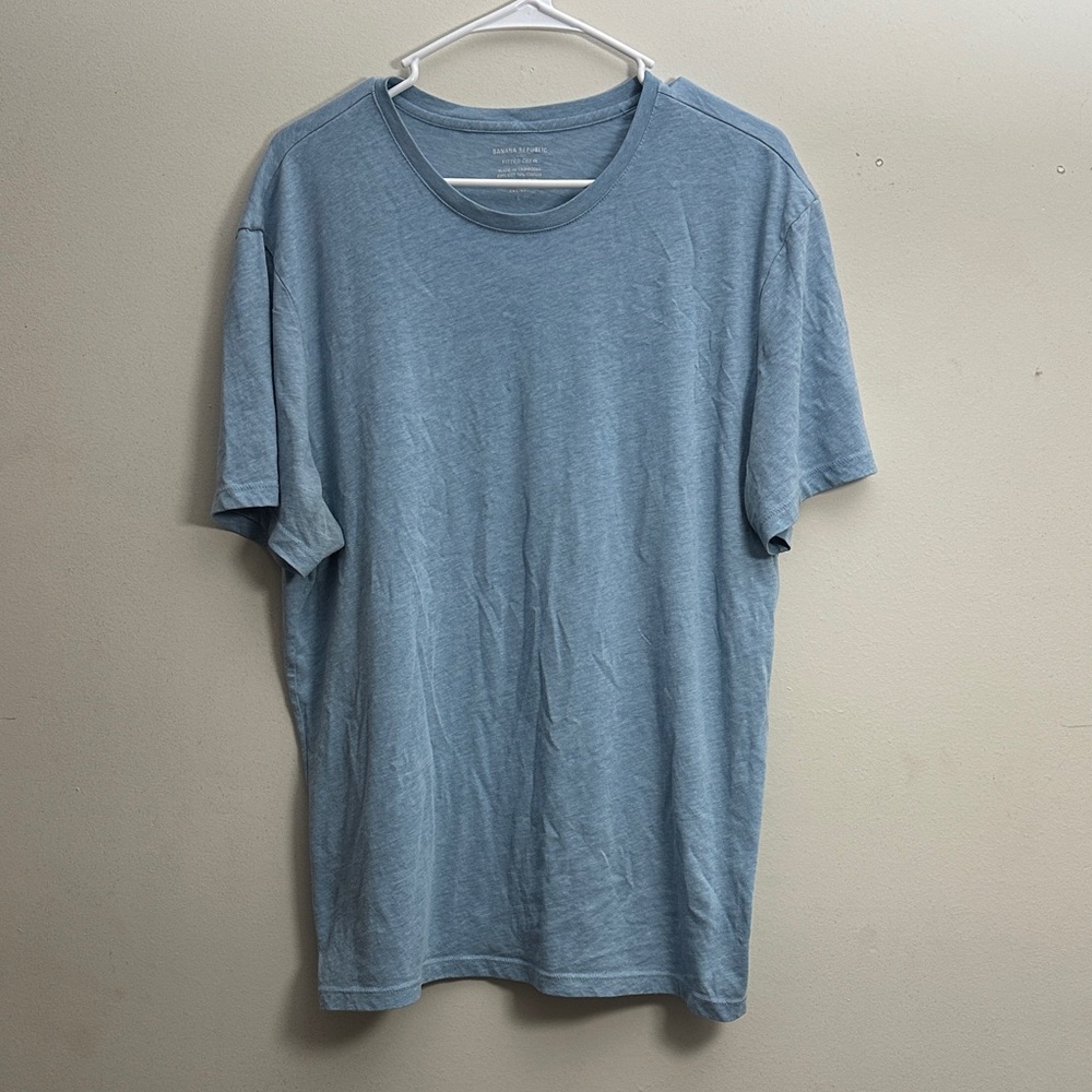 Banana Republic Light Blue Short Sleeve Tee